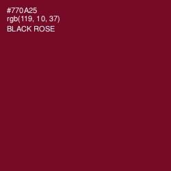 #770A25 - Black Rose Color Image